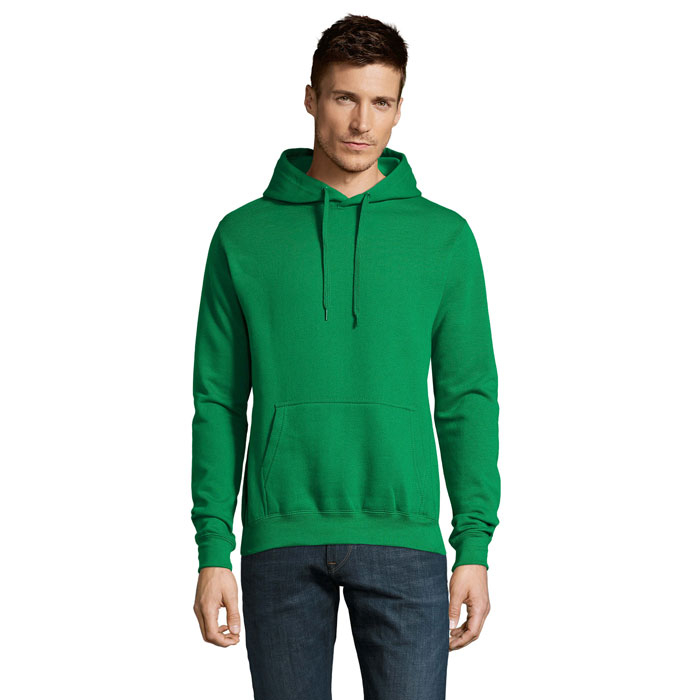 Sweat à capuche coton 320gr unisexe personnalisable SLAM Vert Prairie